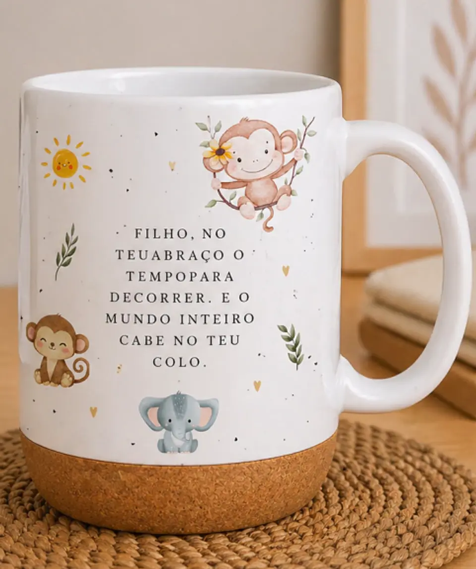 6 Artes para Caneca Animais Aquarelado Arquivo em Jpg 2