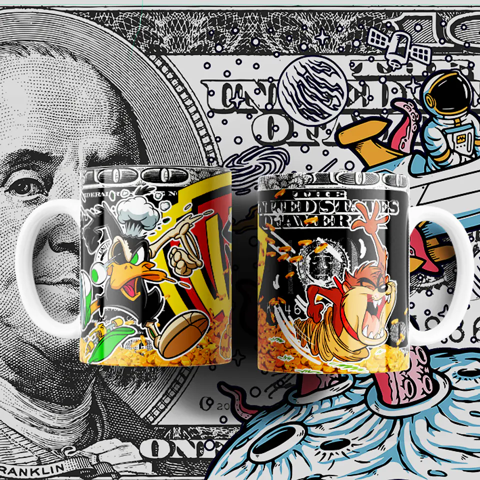 10 Artes para Caneca personagens geeck Arquivo em Jpg  1