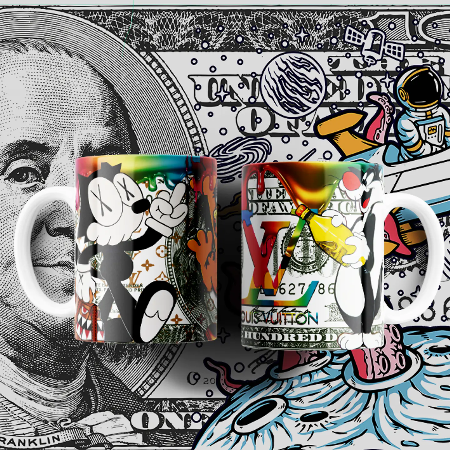 10 Artes para Caneca personagens geeck Arquivo em Jpg  12