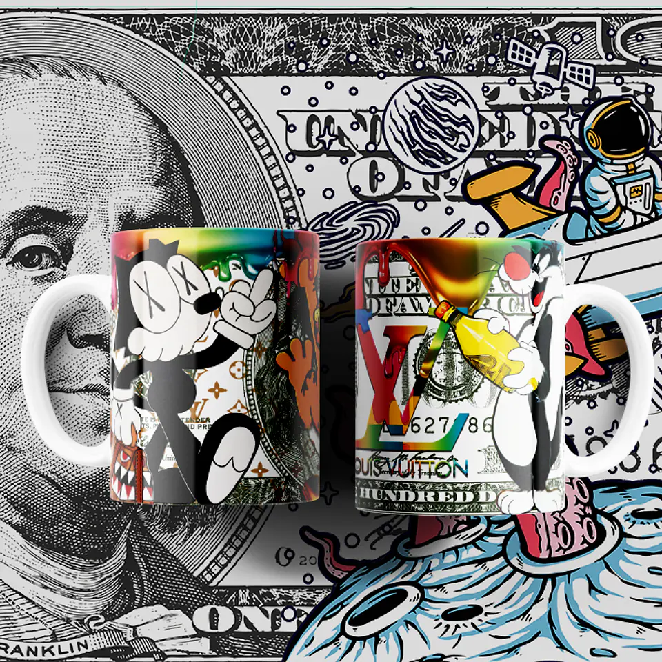 10 Artes para Caneca personagens geeck Arquivo em Jpg  12