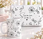 Artes para Caneca Alfabeto Coleção Flores do Amanha em Canva - Thumbnail 2