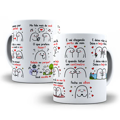 Artes para Caneca Flork E vamos por parte falo meu nome você o seu e eu vou lá vou lá - Musica Toque dez em Png 