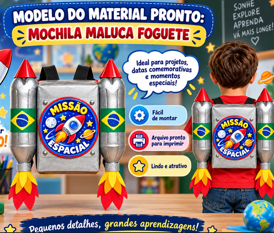 170 Arquivos para Escola Cabelo e Mochila Maluca - Com atualizações Futuras Arquivos em Pdf  7