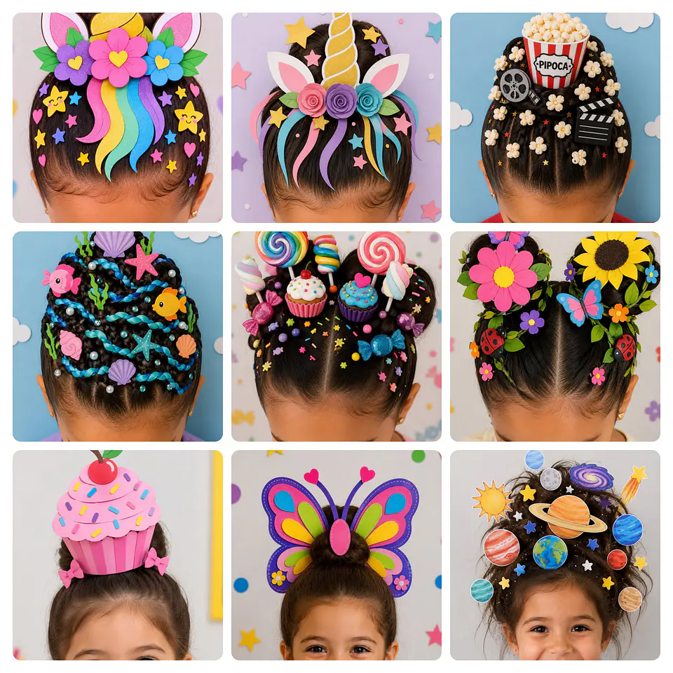 170 Arquivos para Escola Cabelo e Mochila Maluca - Com atualizações Futuras Arquivos em Pdf  2