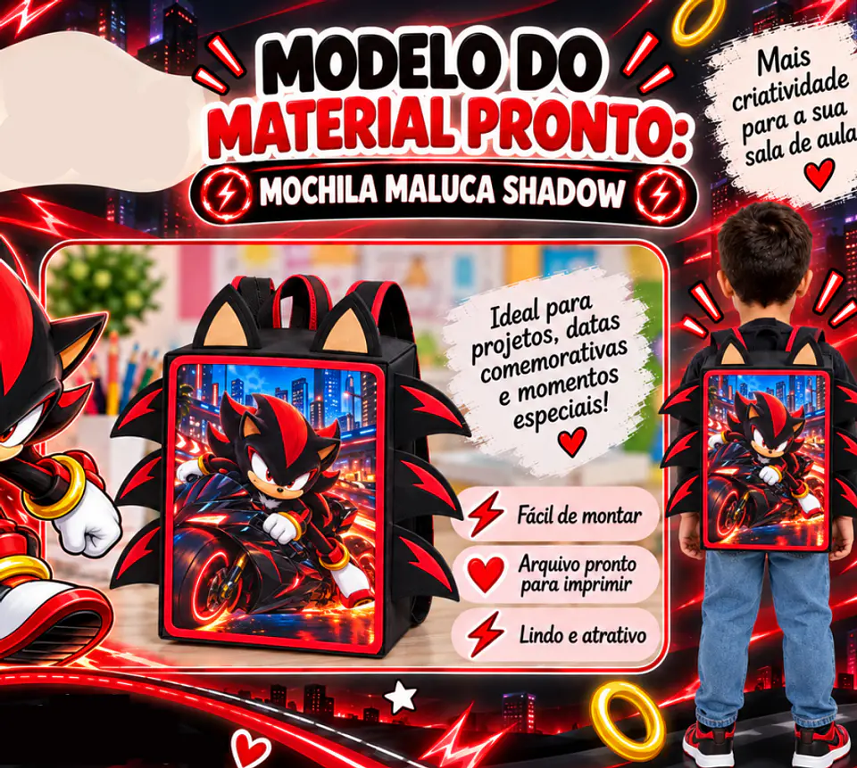 170 Arquivos para Escola Cabelo e Mochila Maluca - Com atualizações Futuras Arquivos em Pdf  9