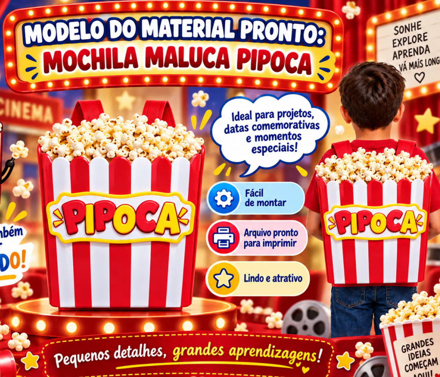 170 Arquivos para Escola Cabelo e Mochila Maluca - Com atualizações Futuras Arquivos em Pdf  12