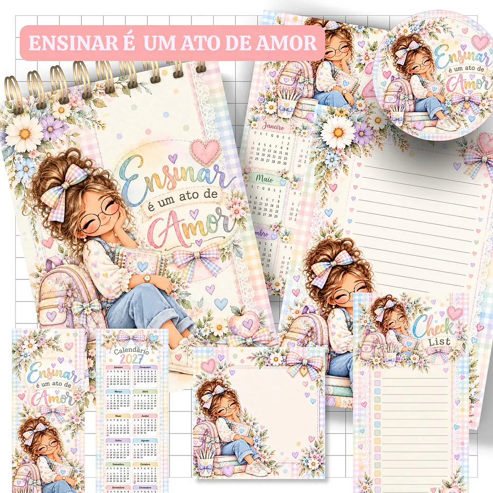 Mega Pack Planner 2027 + Agendas Profissionais | 80 Profissões + A5, Master e Slim 12