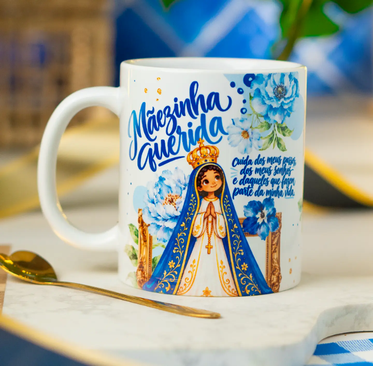 Arte para Caneca Nossa Senhora Aparecida Grátis | Sublimação 1
