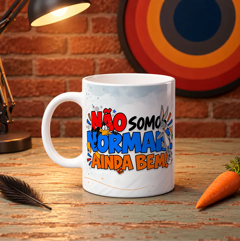 5 Artes para Caneca Patolino & Pernalonga - Dupla Sem Filtro Arquivo em Jpg  2