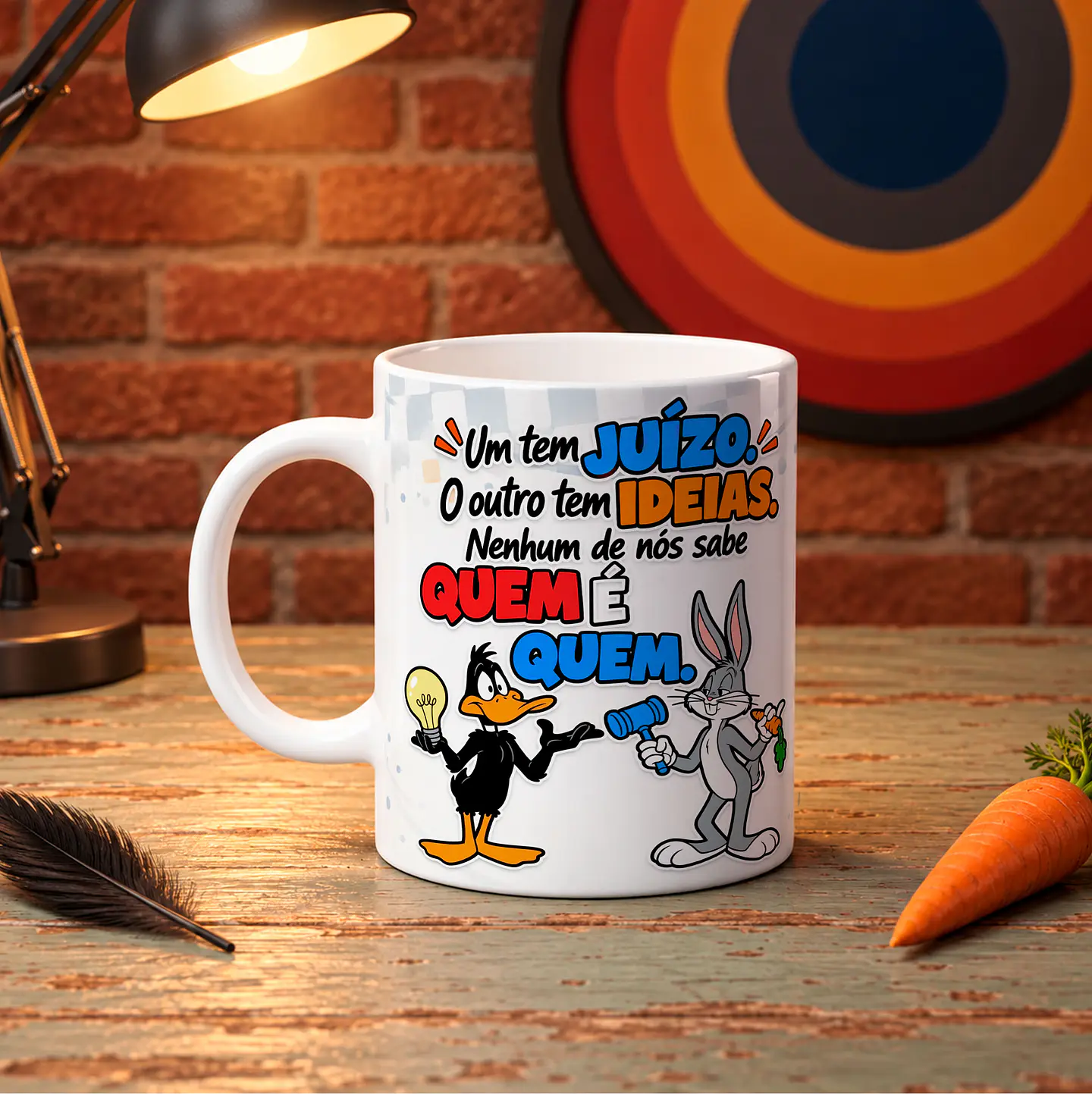 5 Artes para Caneca Patolino & Pernalonga - Dupla Sem Filtro Arquivo em Jpg  1