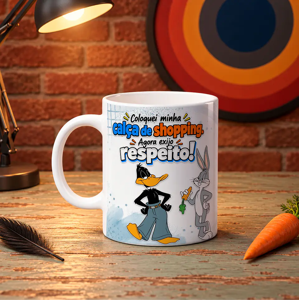 5 Artes para Caneca Patolino & Pernalonga - Dupla Sem Filtro Arquivo em Jpg  3