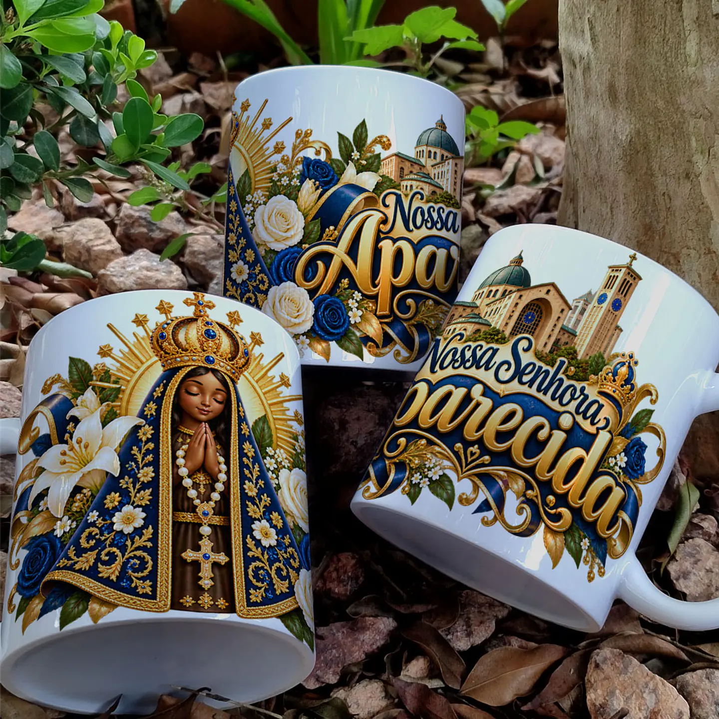 6 Artes para Caneca Nossa Senhora Aparecida Arquivo em Jpg  5
