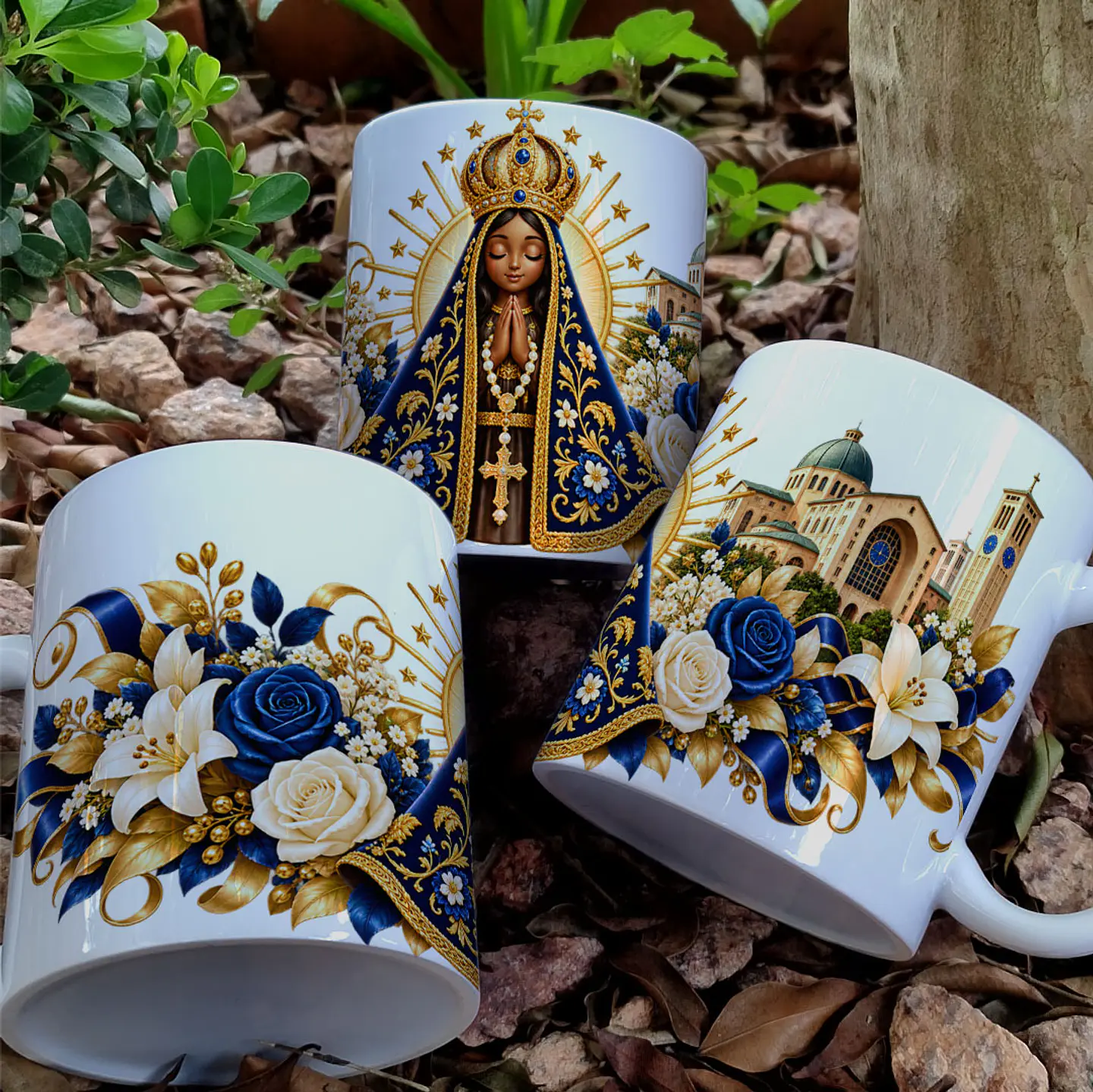 6 Artes para Caneca Nossa Senhora Aparecida Arquivo em Jpg  6