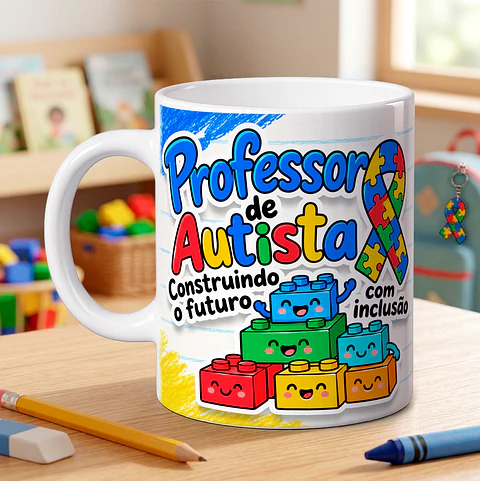10 Artes para Caneca Autismo Meu Jeito de Aprender Arquivo em Jpg