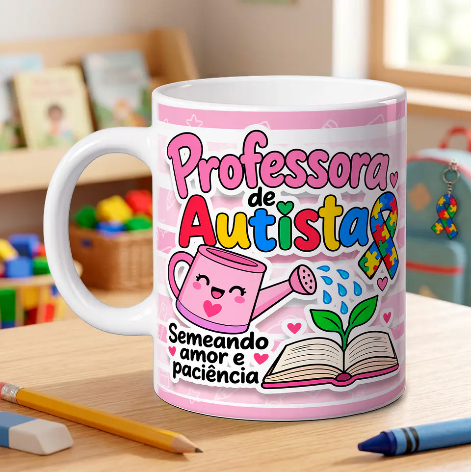 10 Artes para Caneca Autismo Meu Jeito de Aprender Arquivo em Jpg 6