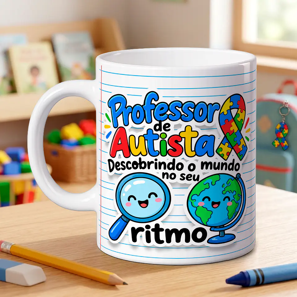 10 Artes para Caneca Autismo Meu Jeito de Aprender Arquivo em Jpg 7