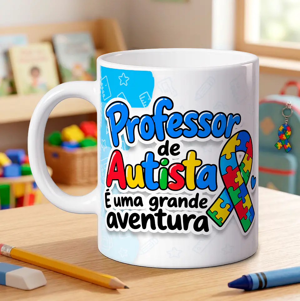 10 Artes para Caneca Autismo Meu Jeito de Aprender Arquivo em Jpg 10