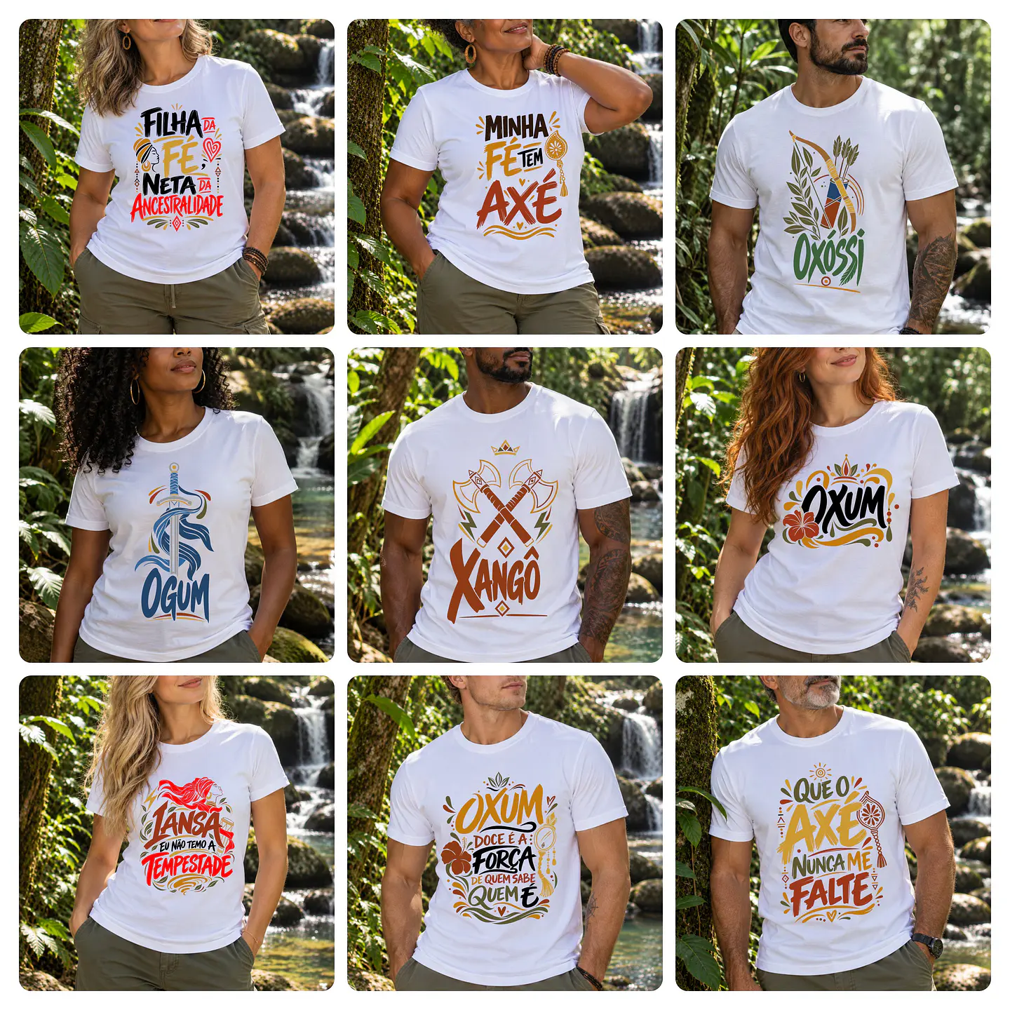 38 Artes para Caneca e Camisa Orixás Arquivos Editáveis  1