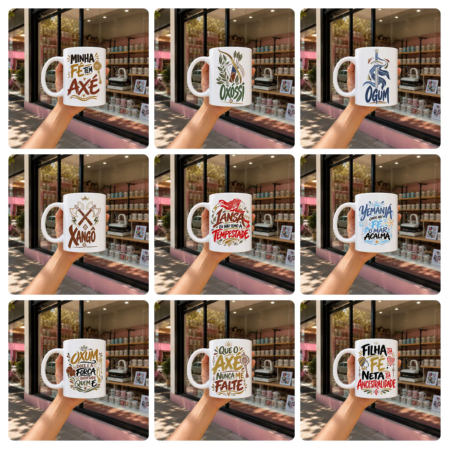 38 Artes para Caneca e Camisa Orixás Arquivos Editáveis  2