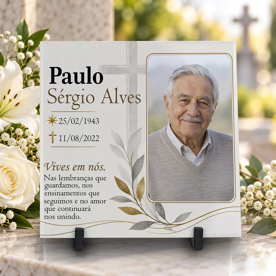 14 Artes para Azulejo Lápide Finados Arquivo Editável  9