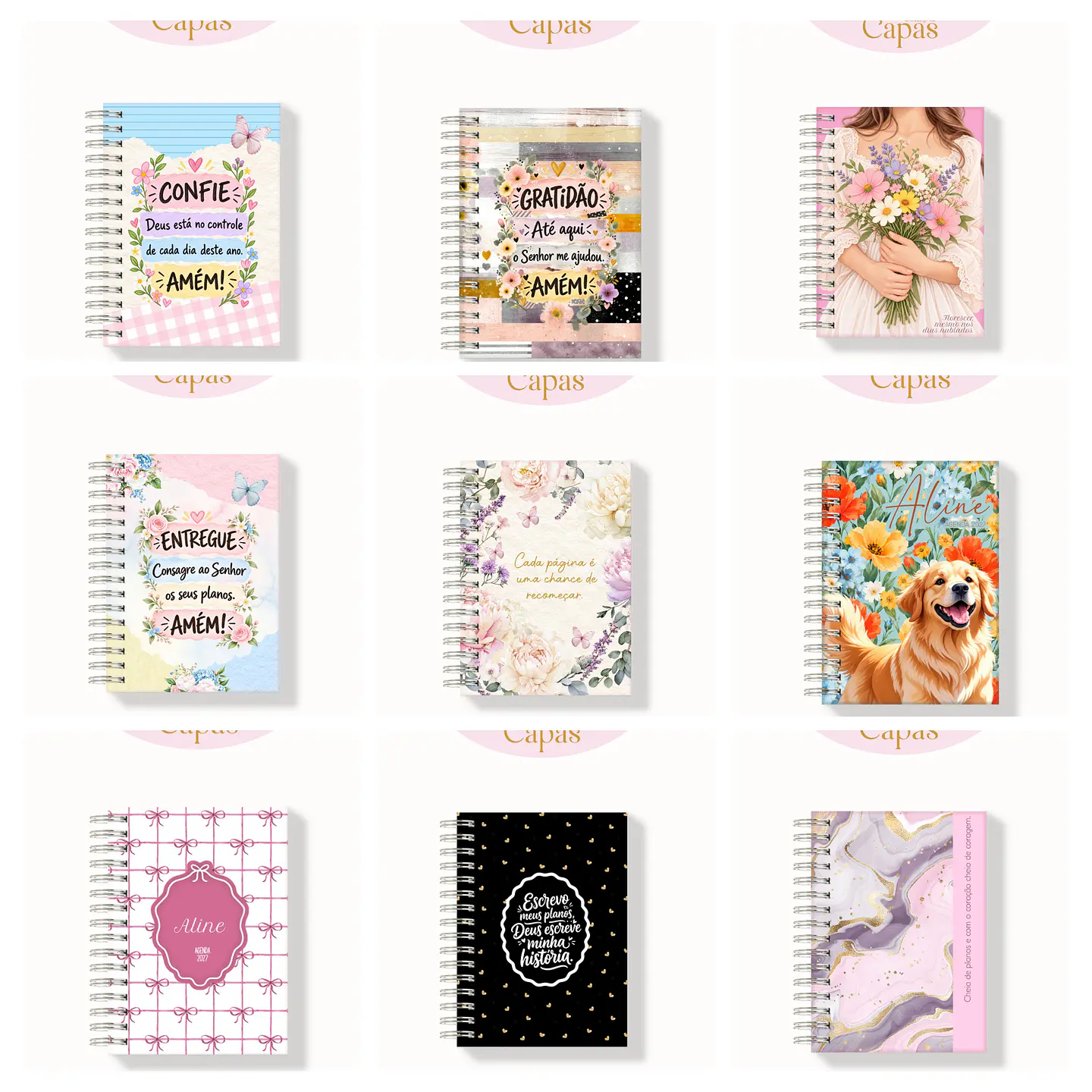 23 Artes para Caneca e capas para Agenda Arquivo em Png 2
