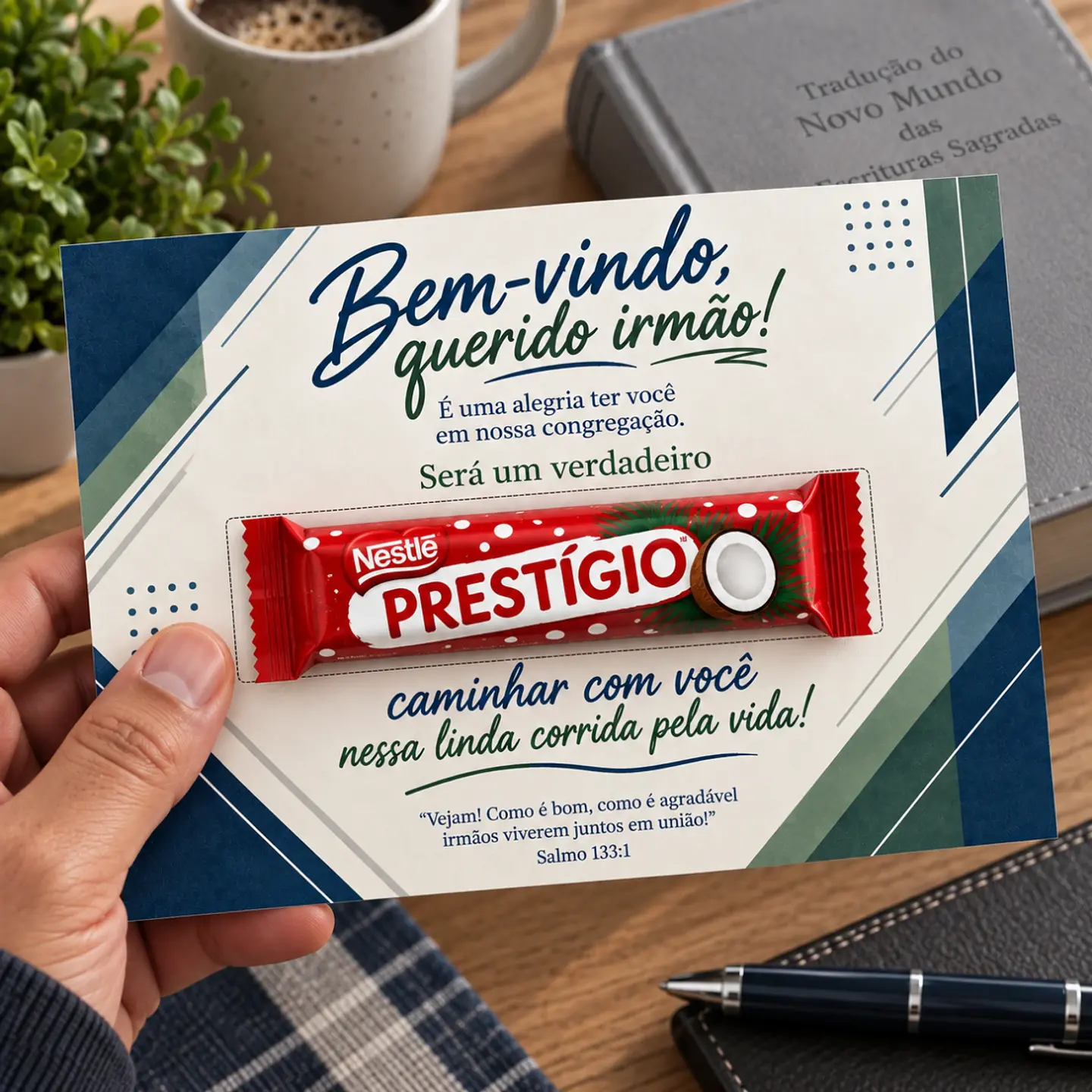 Arquivo Cartão presente de Boas Vindas Arquivo em Jpg 4