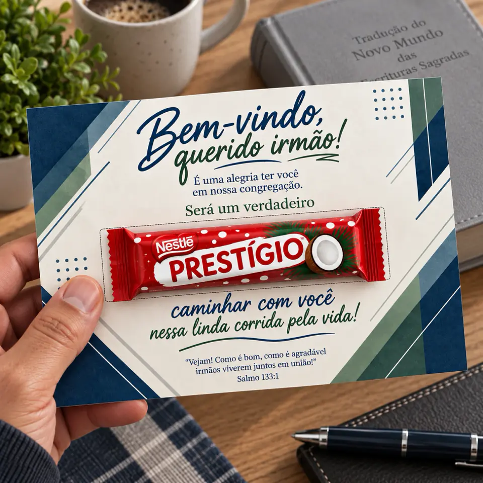 Arquivo Cartão presente de Boas Vindas Arquivo em Jpg 4