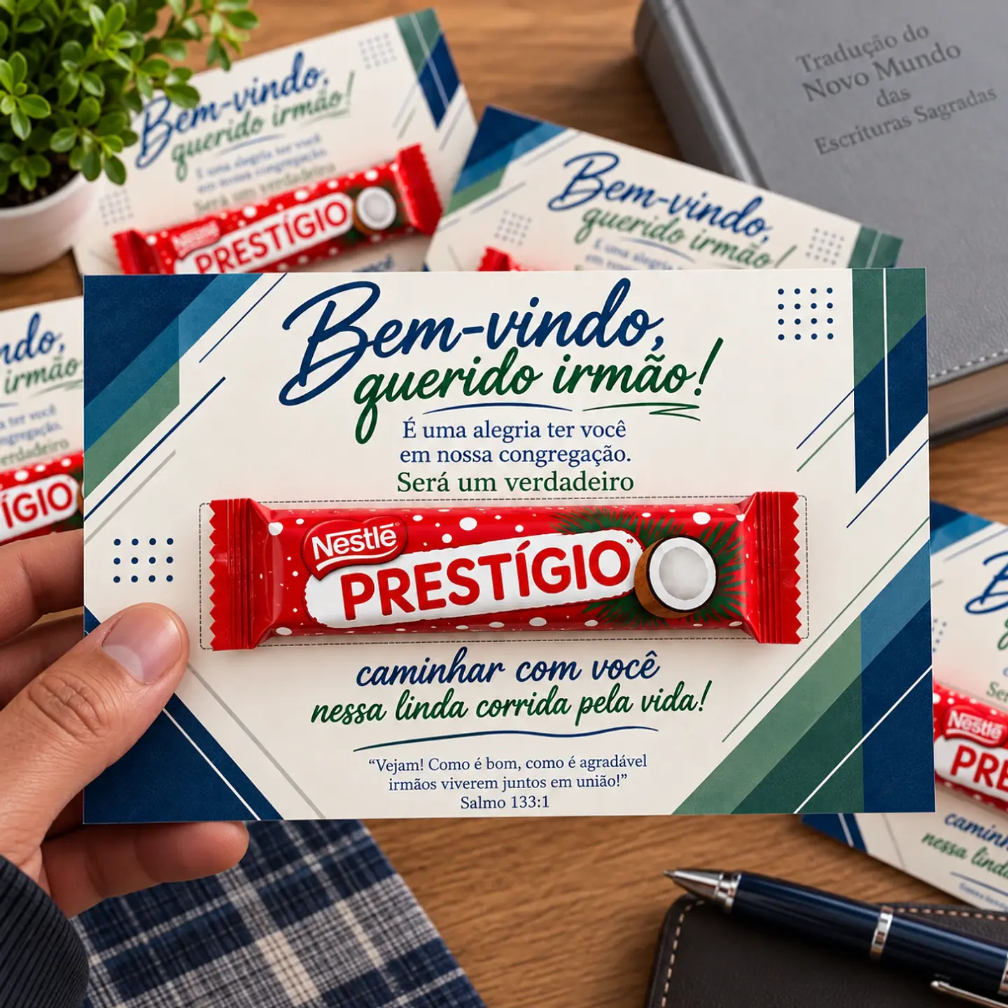 Arquivo Cartão presente de Boas Vindas Arquivo em Jpg 6
