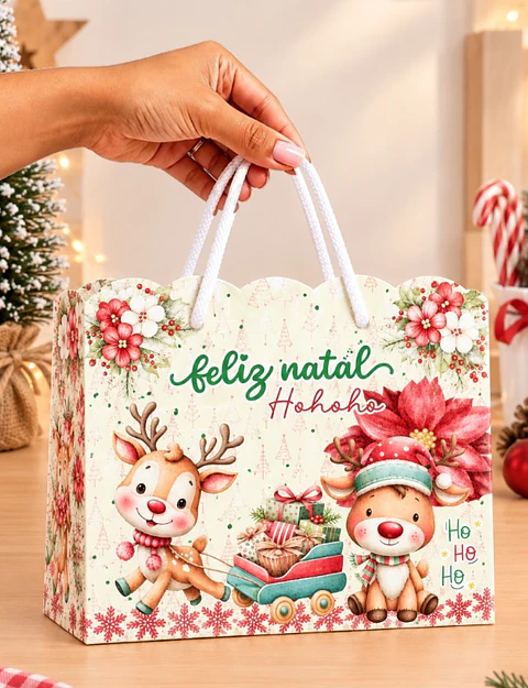 Arquivos para Sacolas Natal Arquivos em Pdf