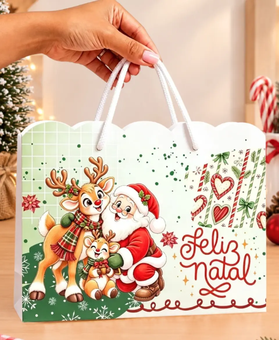 Arquivos para Sacolas Natal Arquivos em Pdf 5