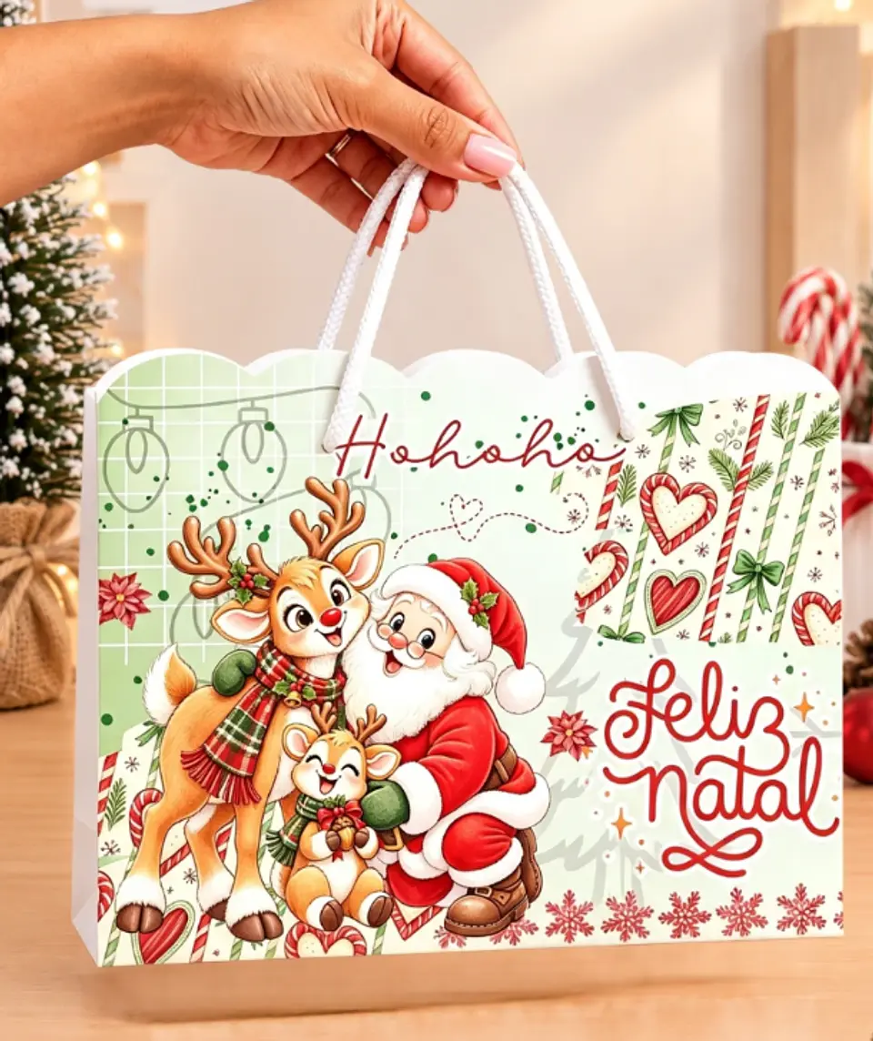 Arquivos para Sacolas Natal Arquivos em Pdf 8