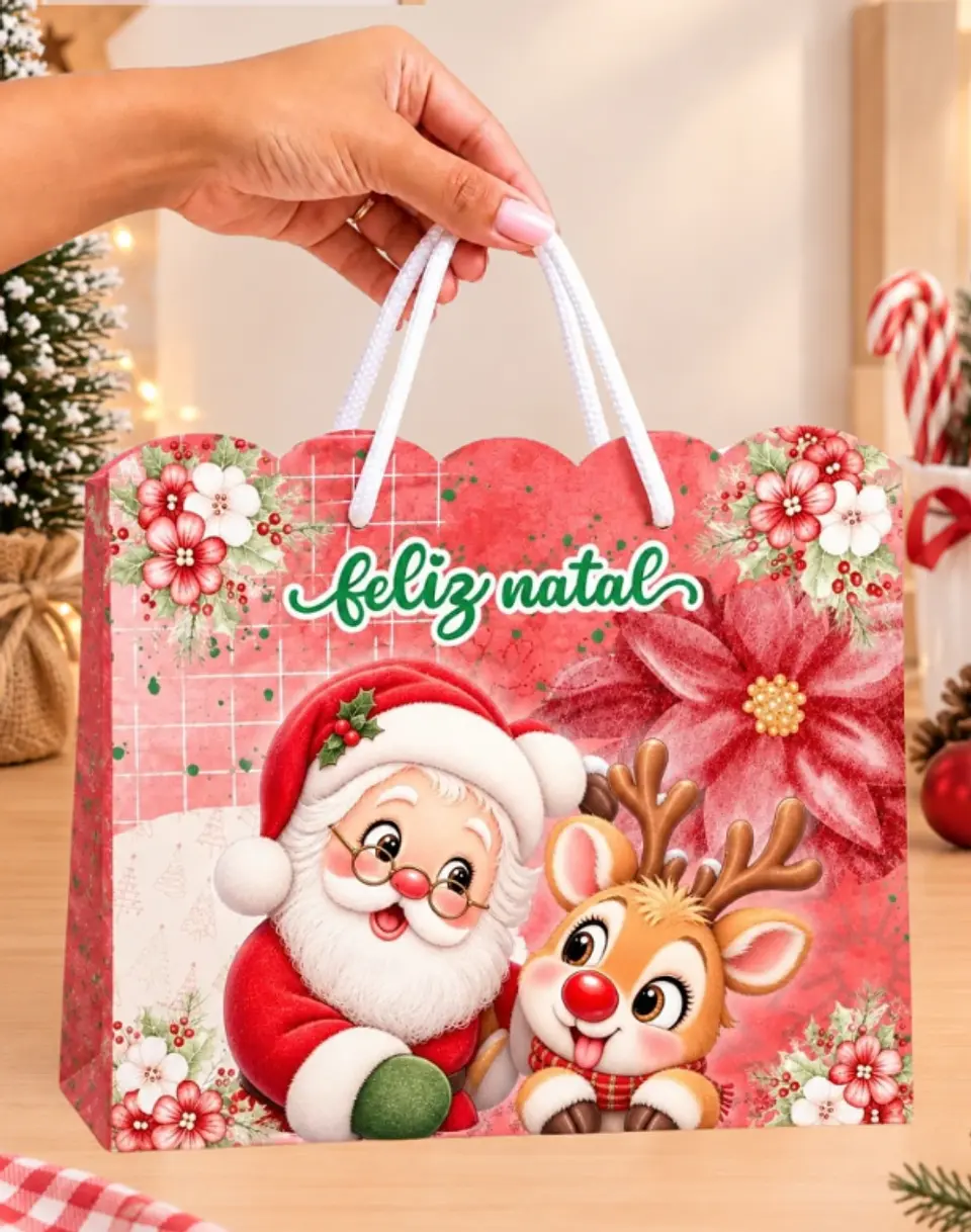 Arquivos para Sacolas Natal Arquivos em Pdf 9