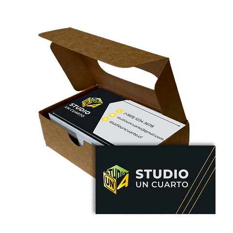 Tarjetas De Presentación - Premium-  Termolaminado