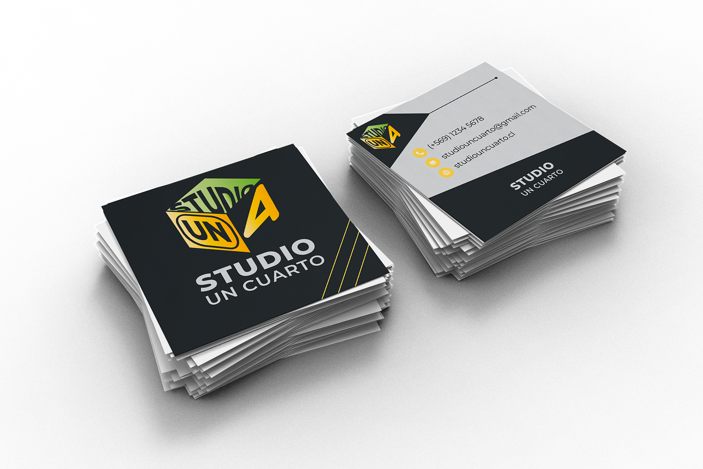 Tarjetas De Presentación- Cuadradas 1