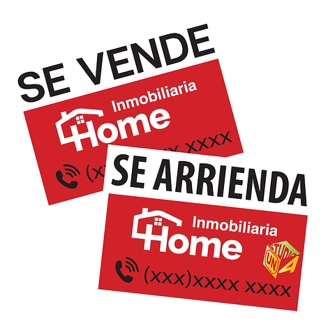 Señalética Se Arrienda, Se Vende 