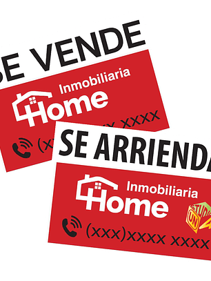 Señalética Se Arrienda, Se Vende 