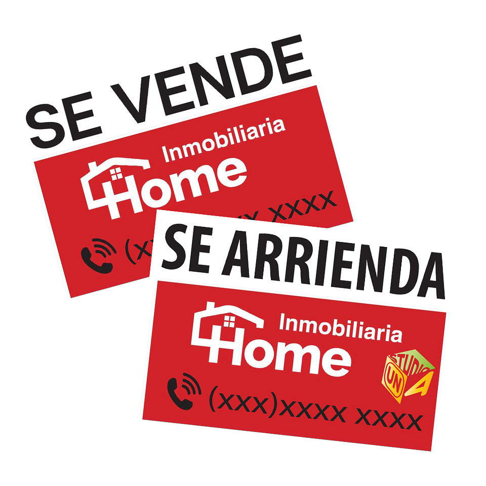 Señalética Se Arrienda, Se Vende  1