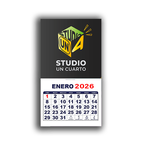 Magnéticos Con Calendario Mini Personalizados