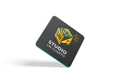 Imanes personalizados impresos sobre vinilo blanco