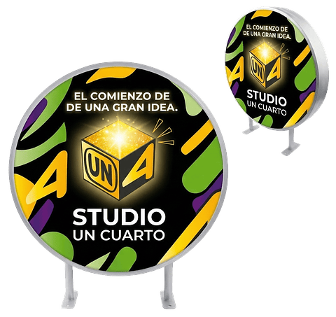 Caja de Luz Circular o Rompe trafico