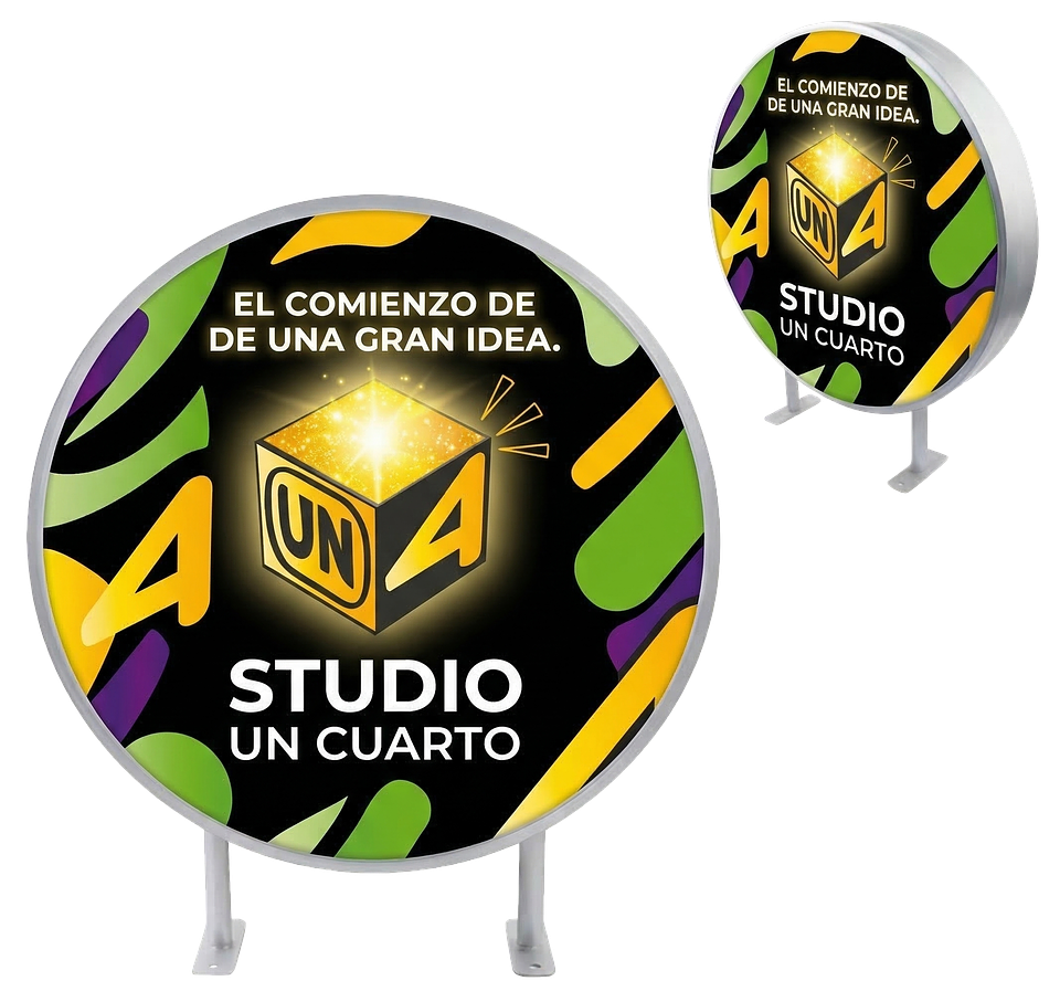 Caja de Luz Circular o Rompe trafico 1