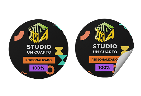 Etiquetas en PVC Autoadhesivas 6 x 6 CM