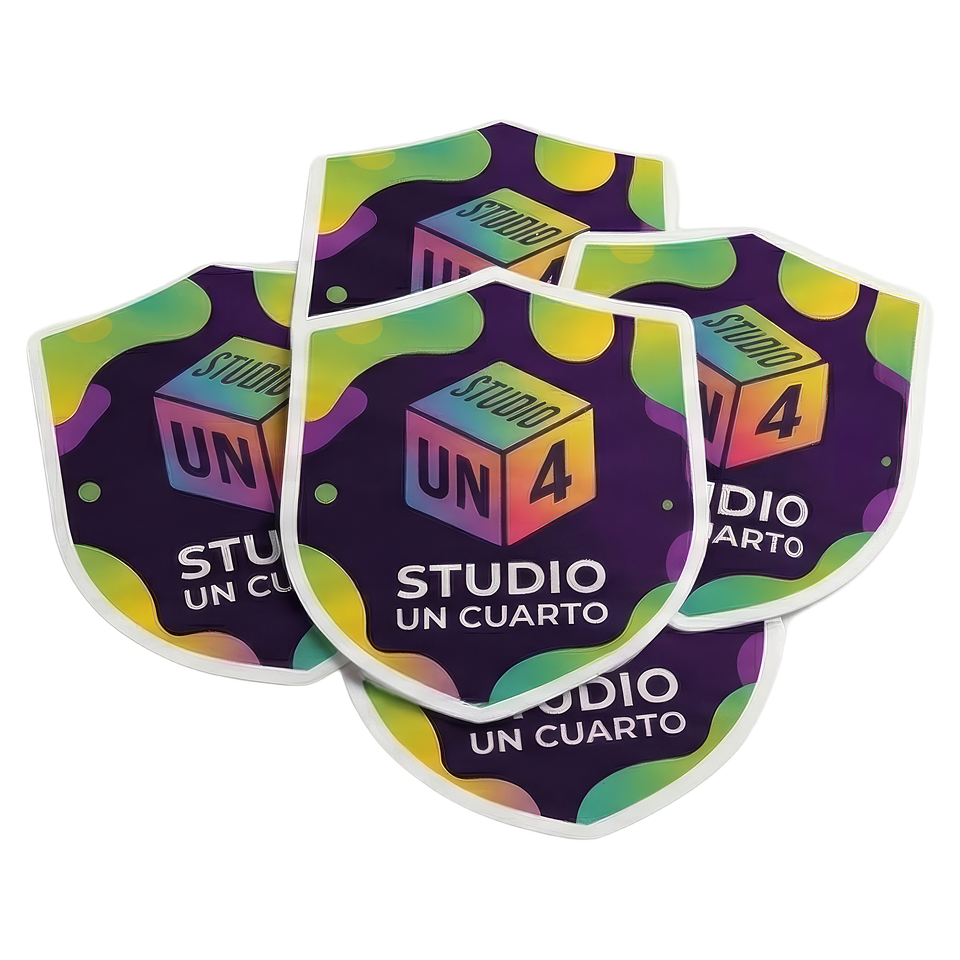 Etiquetas en PVC Autoadhesivas 8 x 8 CM 4