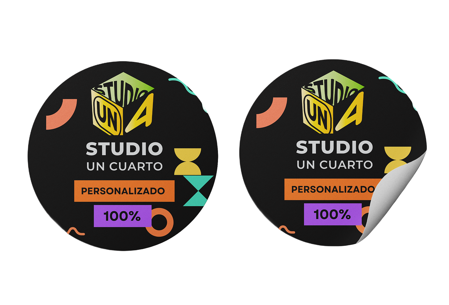 Etiquetas en PVC Autoadhesivas 10 x 10 CM 1