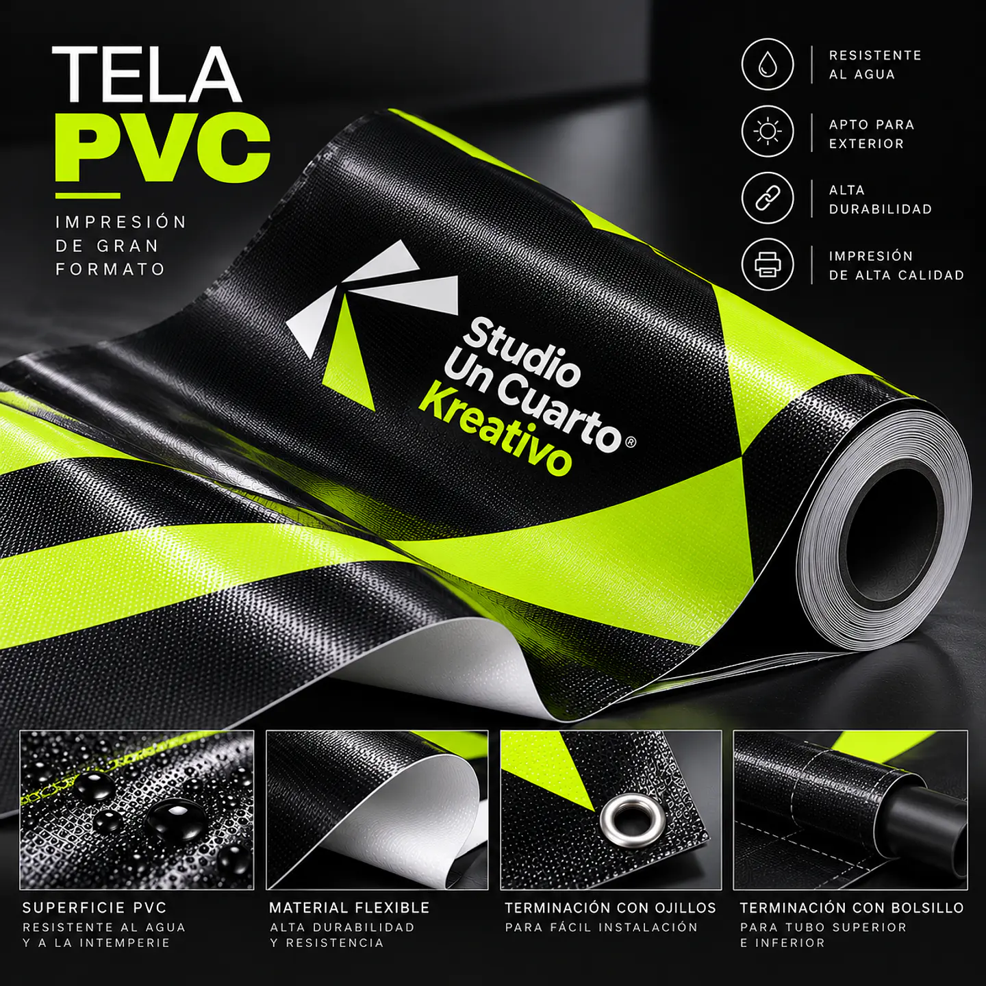 Tela PVC por Mts2 1