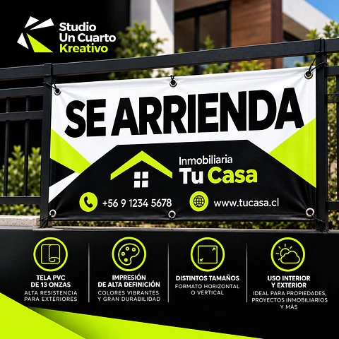 Señalética Se Arrienda, Se Vende