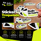 Etiquetas en PVC Autoadhesivas 6 x 6 CM - Miniatura 1