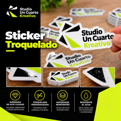 Etiquetas en PVC Autoadhesivas 7 x 7 CM