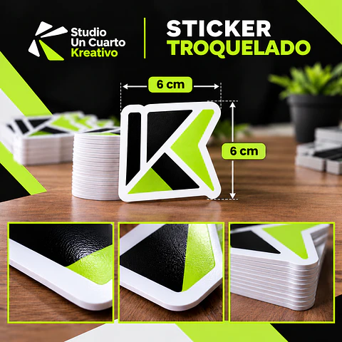 Etiquetas en PVC Autoadhesivas 6 x 6 CM
