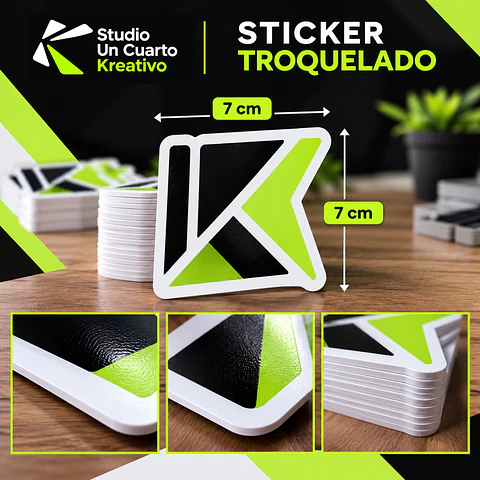 Etiquetas en PVC Autoadhesivas 7 x 7 CM
